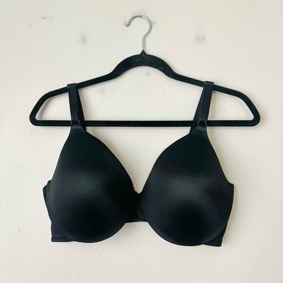Warner’s full coverage t shirt bra black. Womans 38D - Picture 1 of 6